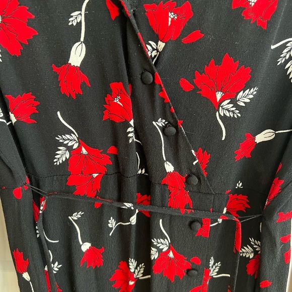 Mango Floral Mini Dress - Picture 3 of 10